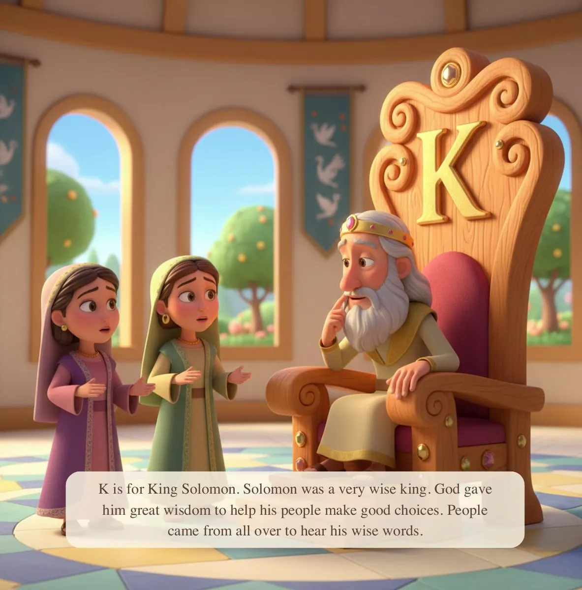 Interior preview page from Bible ABC