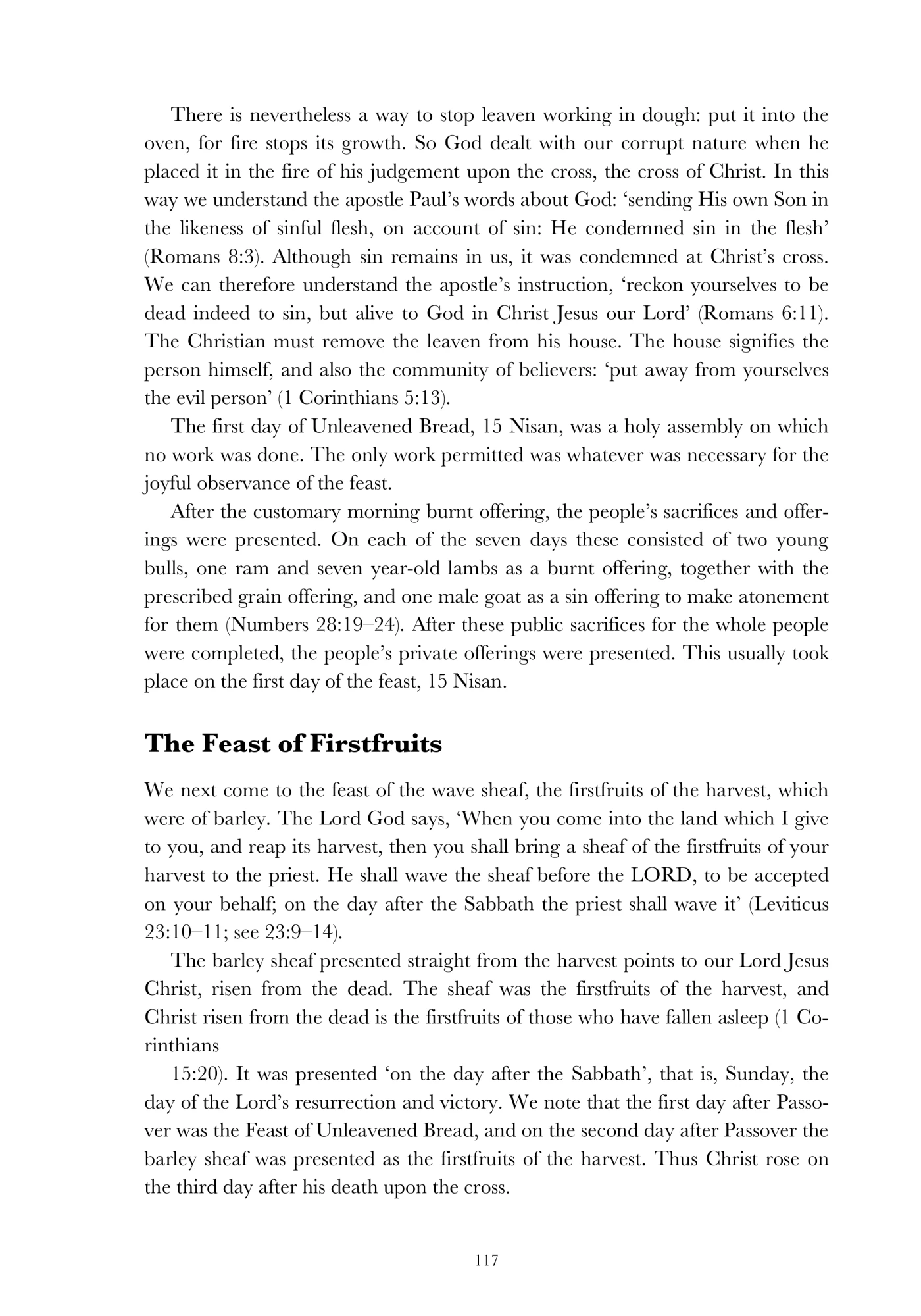 The spiritual meaning of the feasts