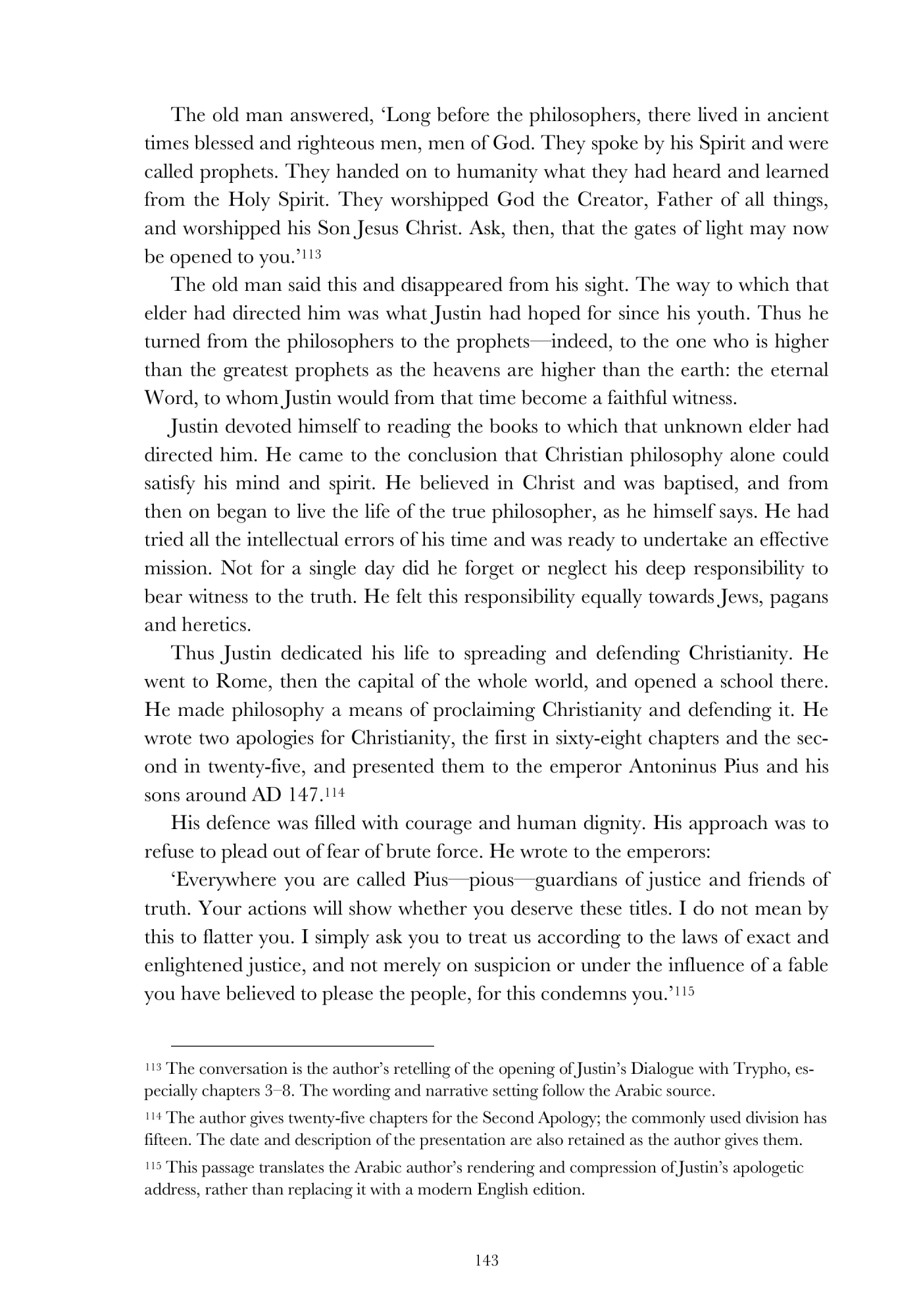 The witness of the saints