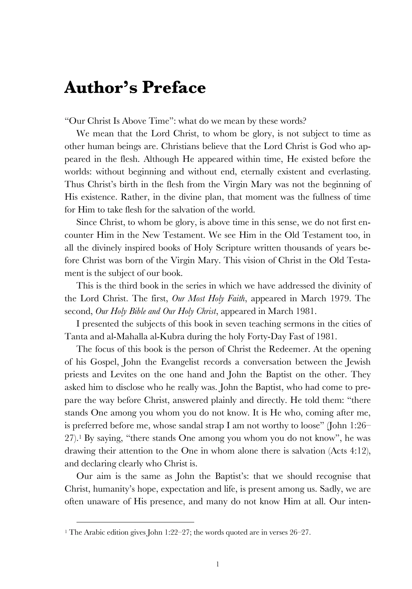 The author’s preface