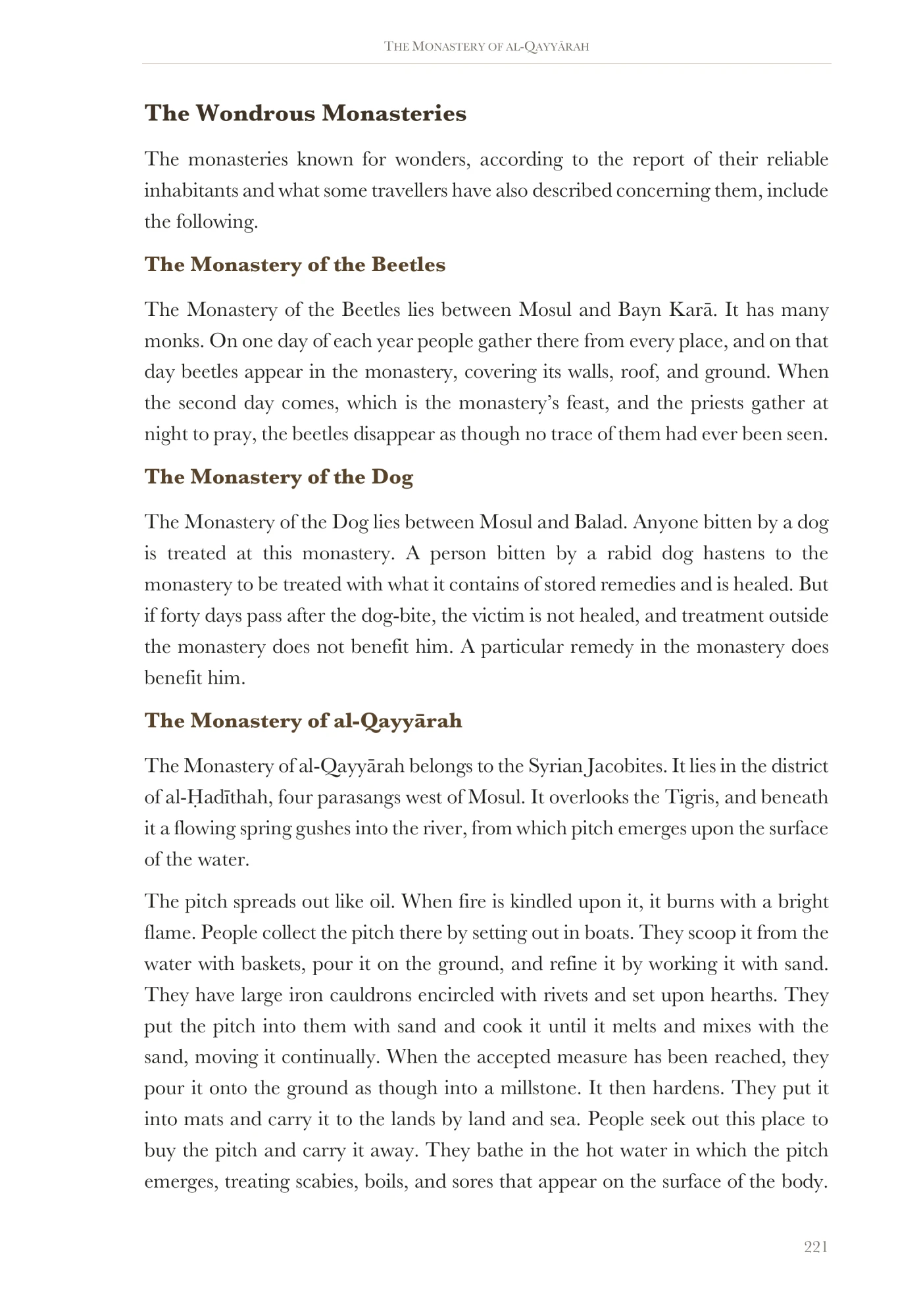 The wondrous monasteries