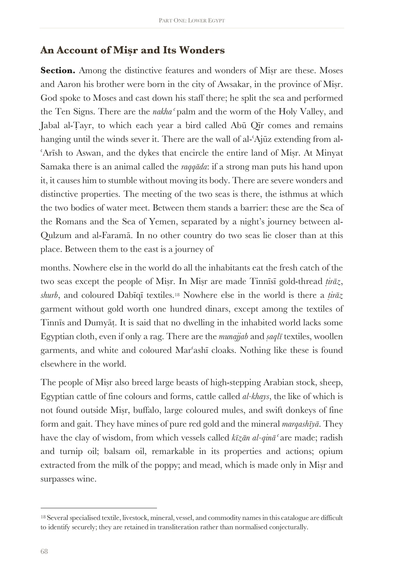 Miṣr and its wonders