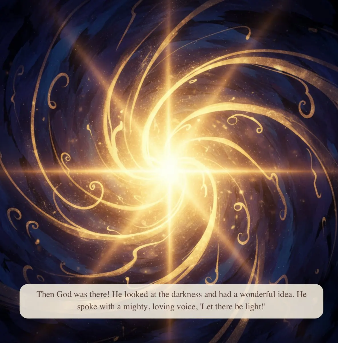 Interior preview page from God Made Everything - The Creation Story
