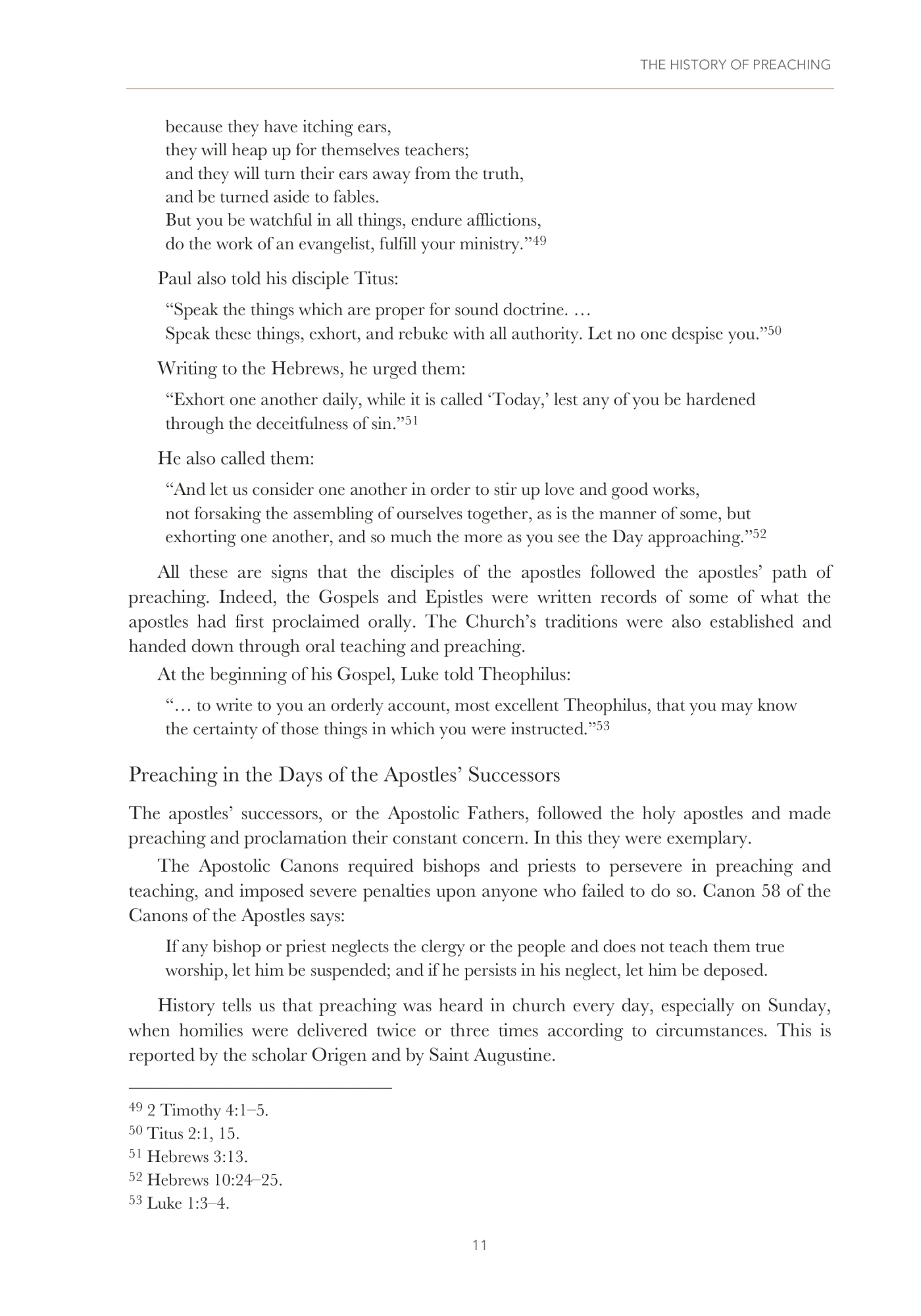 The Ministry of the Word