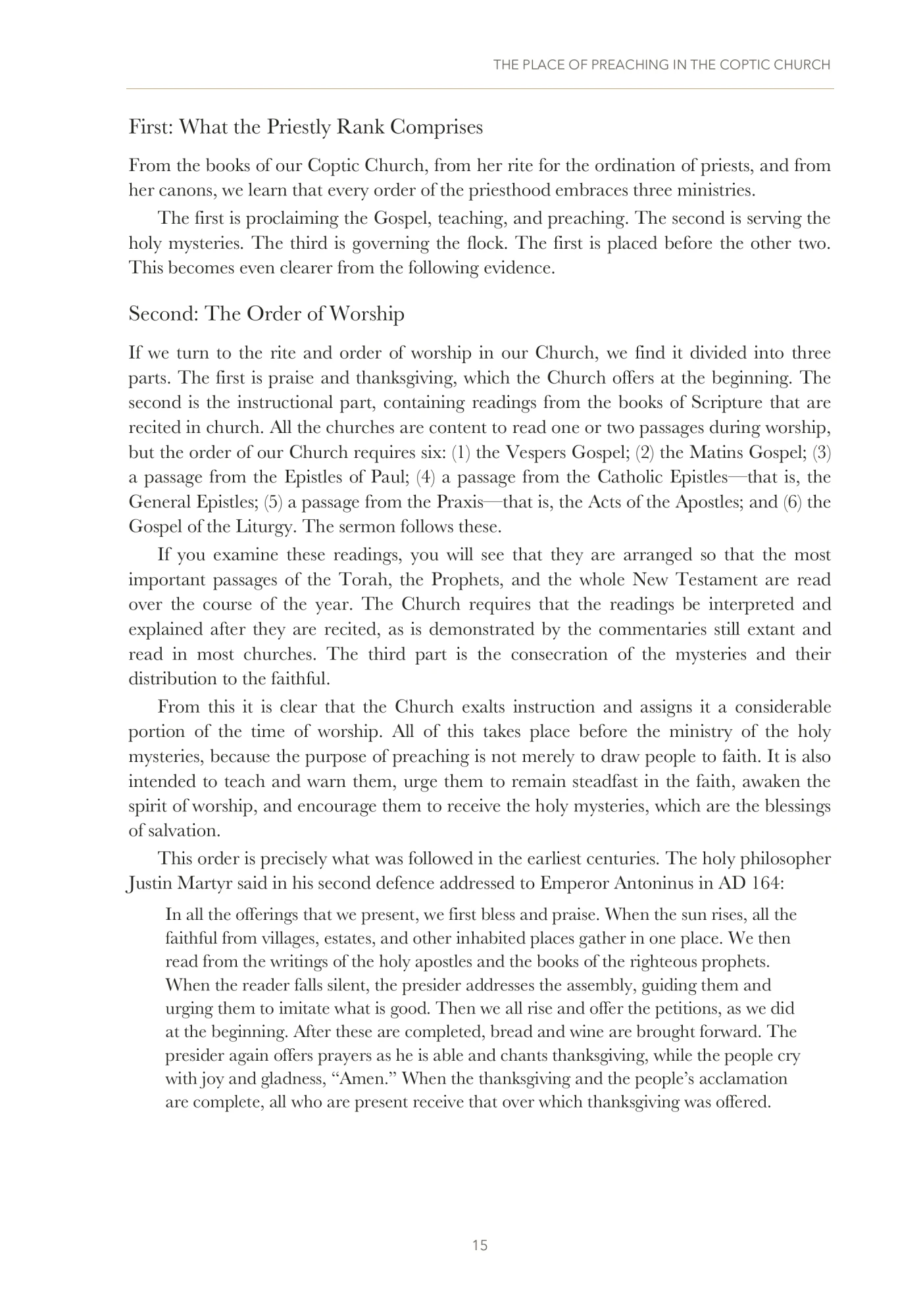 Preaching and the Priestly Ministry