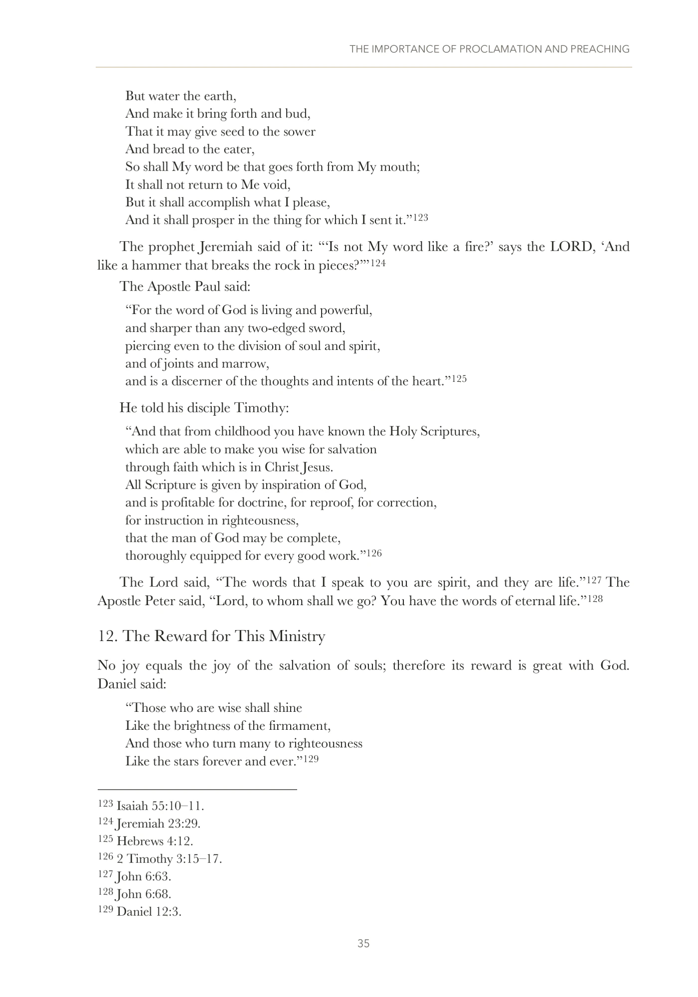 The Fruitfulness of God's Word