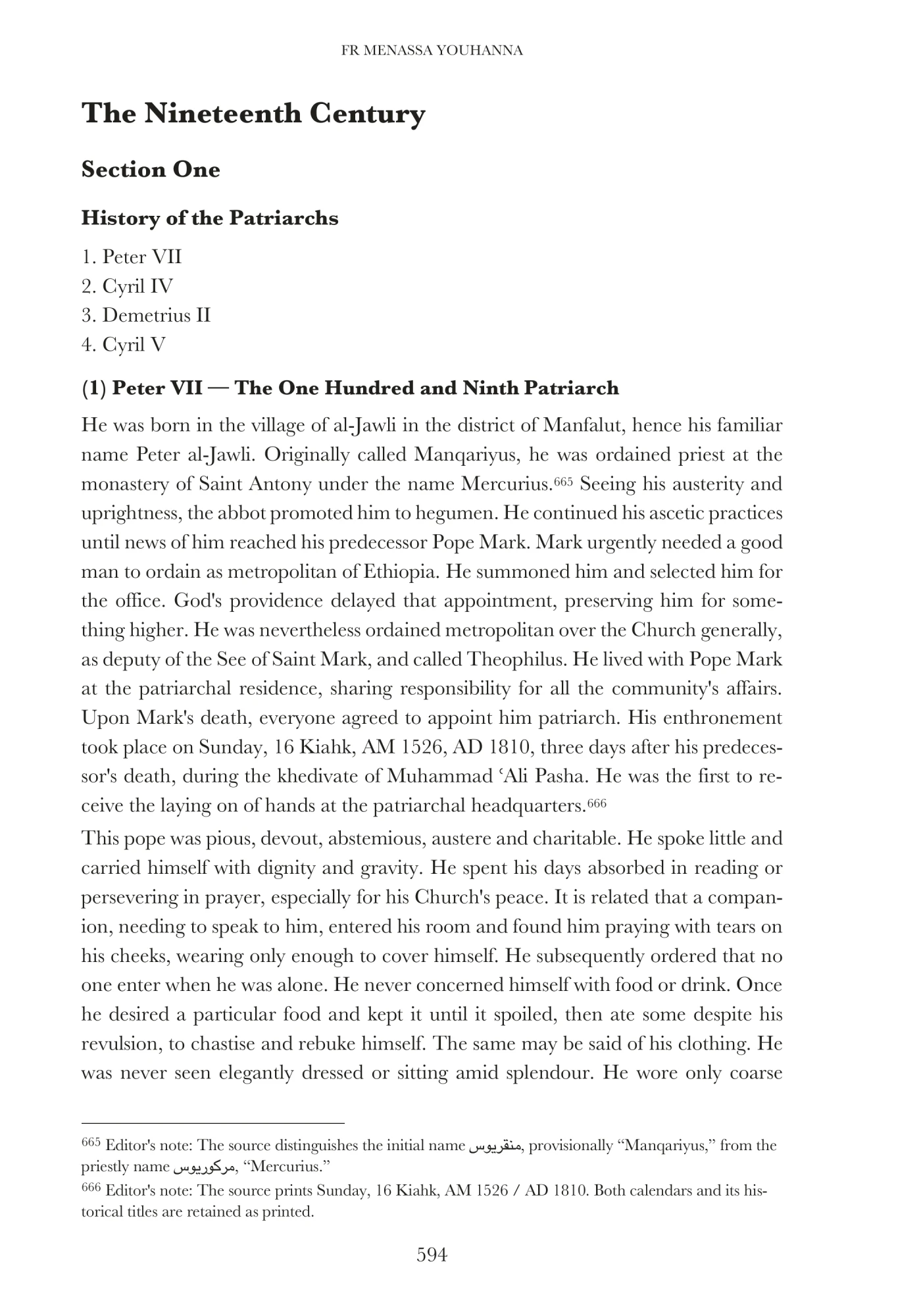 The nineteenth century
