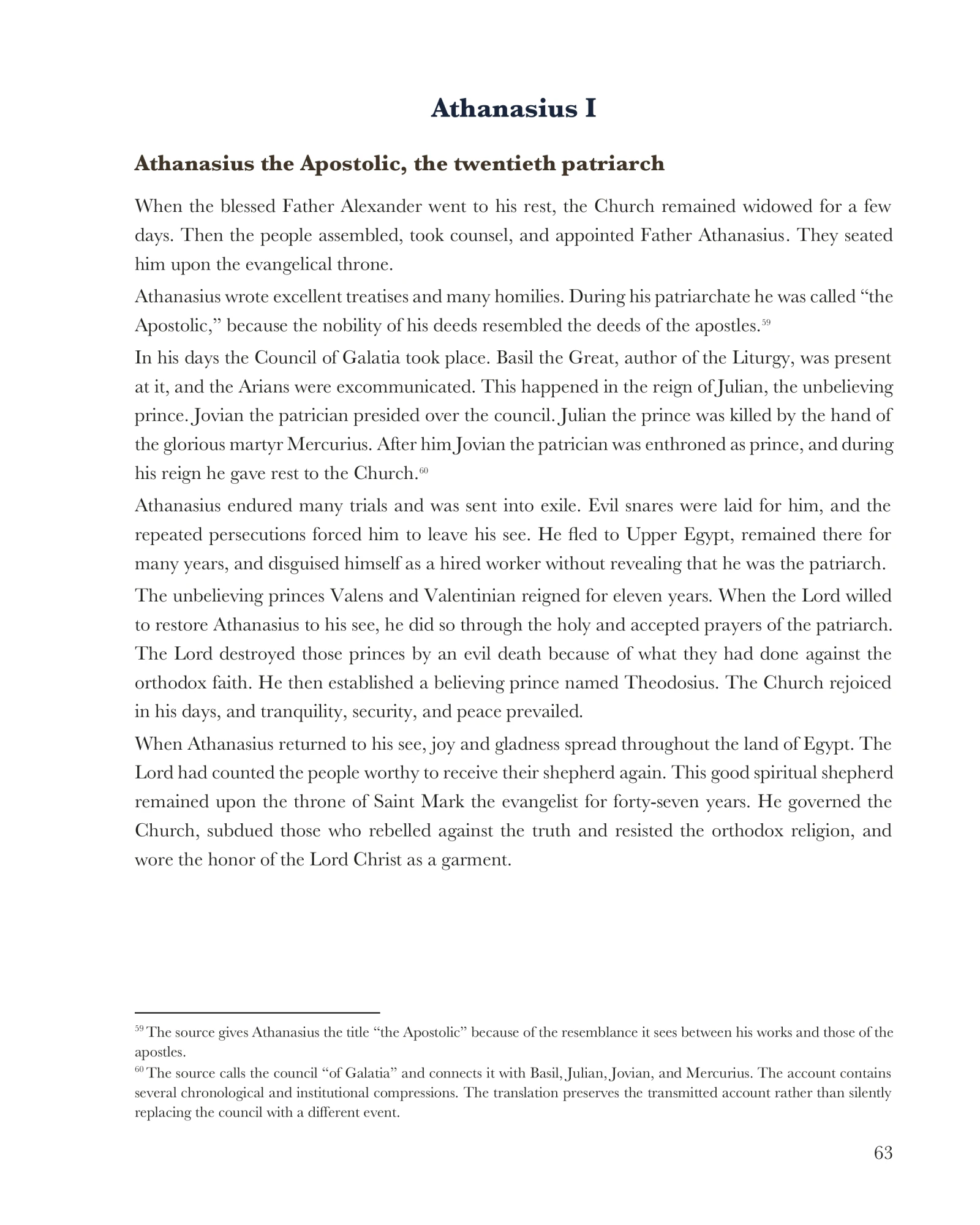 Athanasius the Apostolic