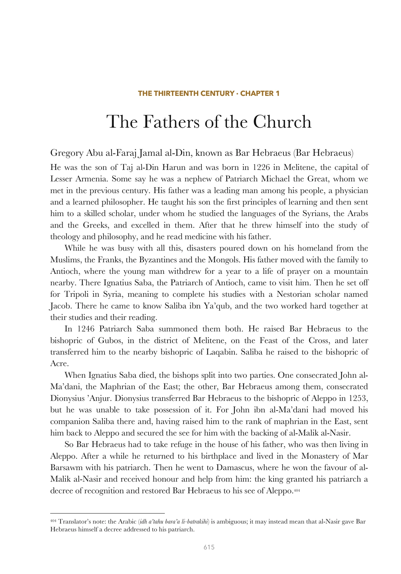 The Church in the thirteenth century