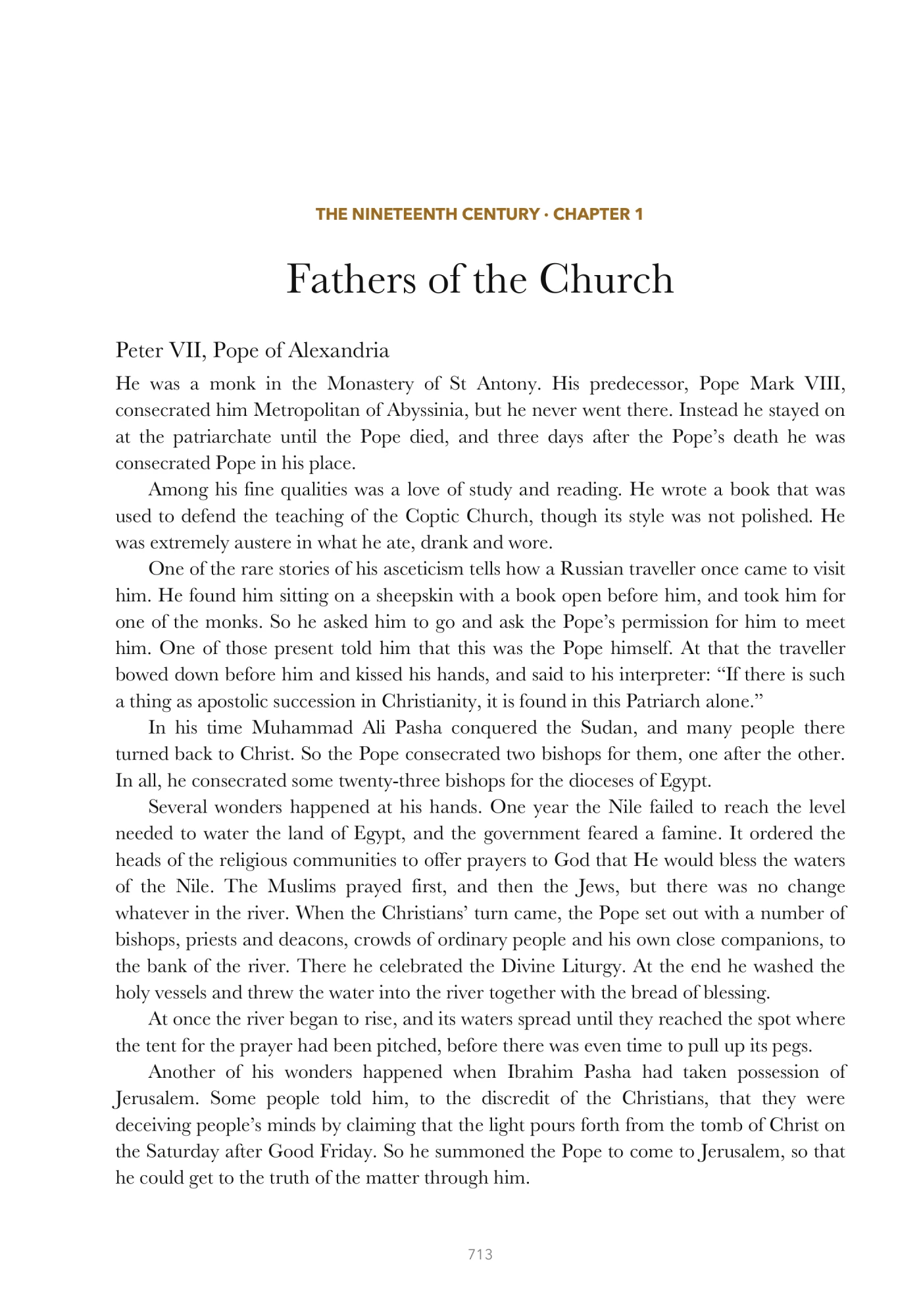 The Church in the nineteenth century