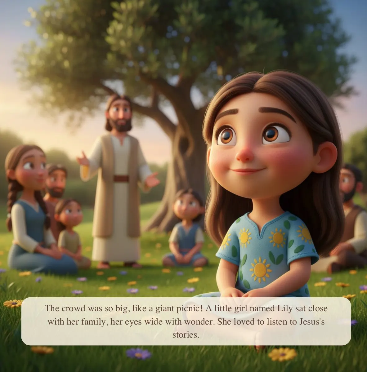 Interior preview page from Jesus and the Parable of the Sower