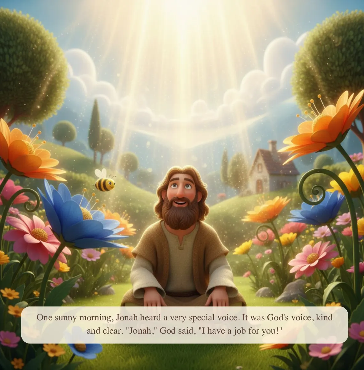 Interior preview page from Jonah and the Big Fish