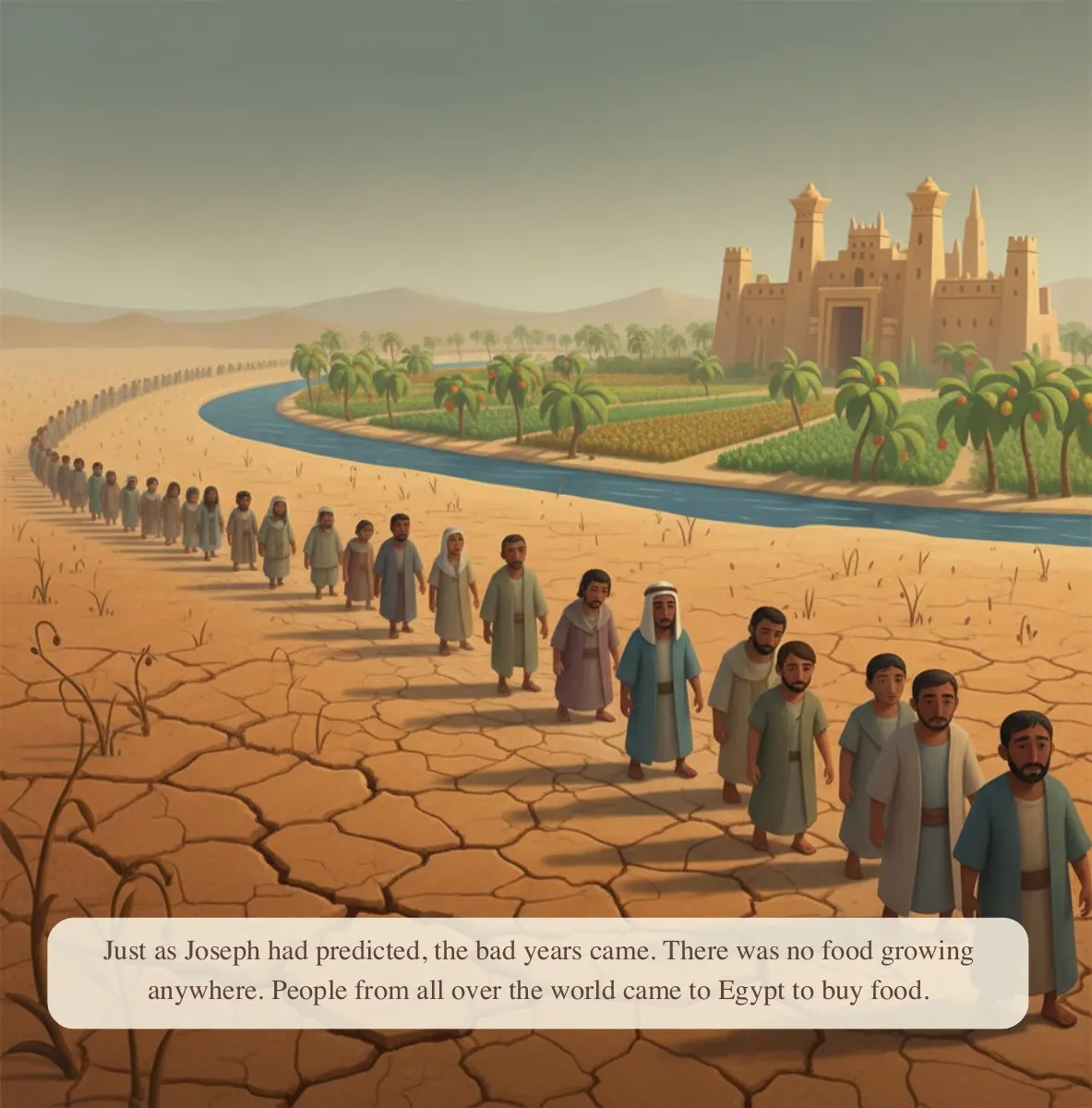 Interior preview page from Joseph and the Rainbow Coat