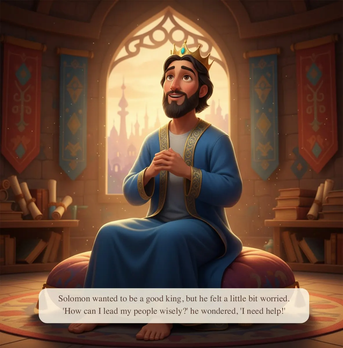 Interior preview page from King Solomon