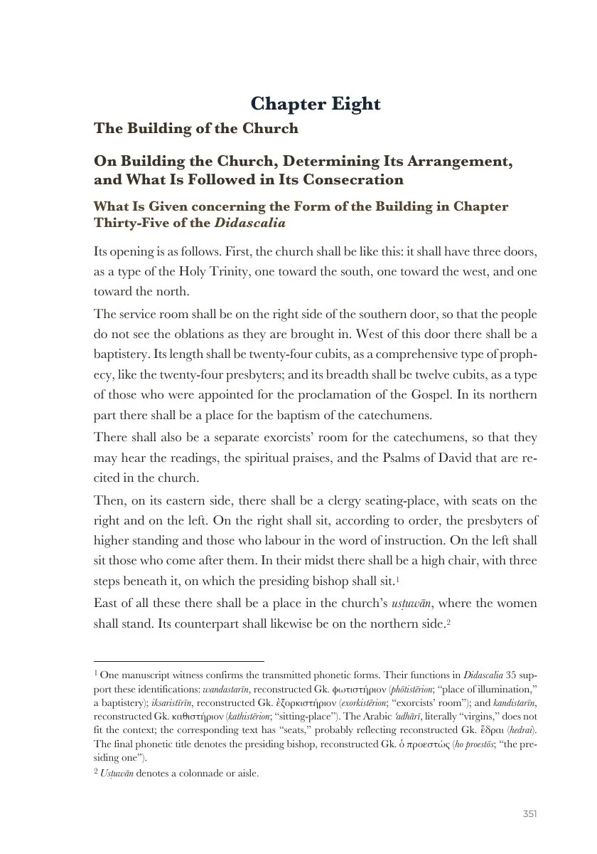 Chapter Eight — Building the Church