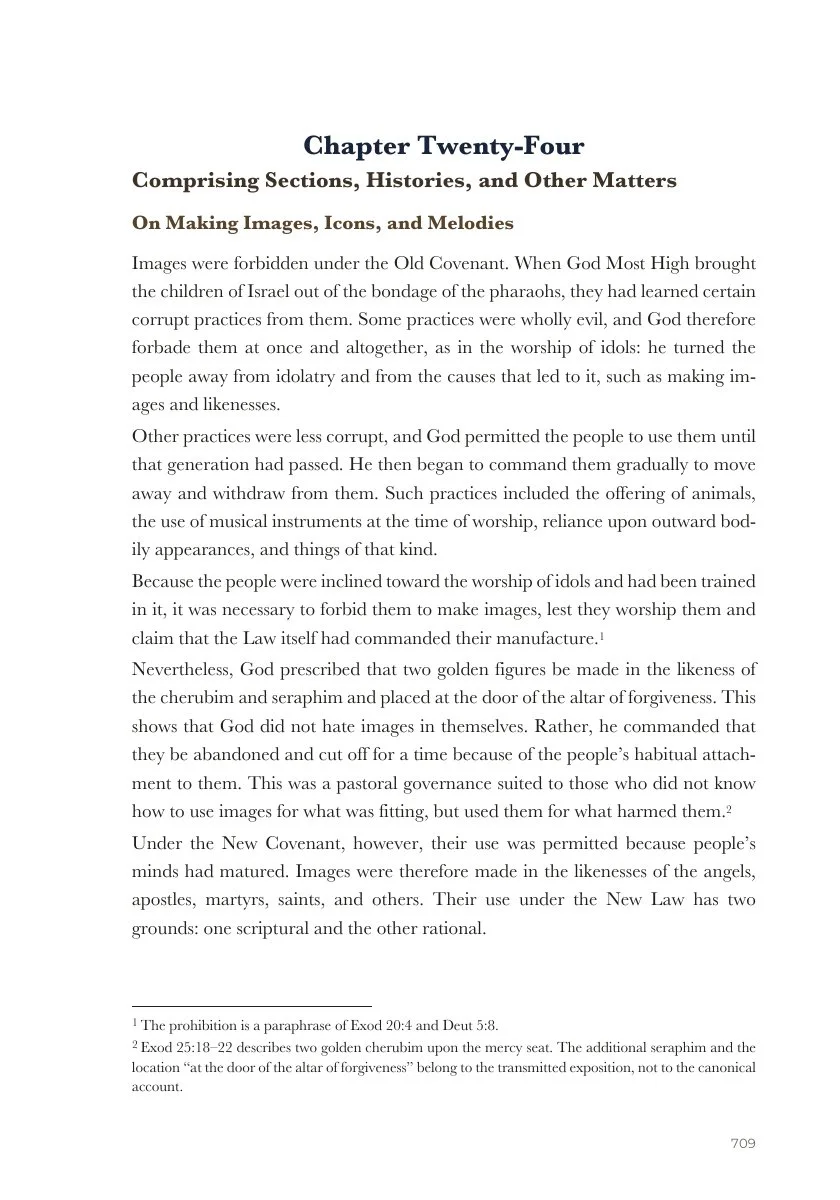 Chapter Twenty-Four — Icons and melodies