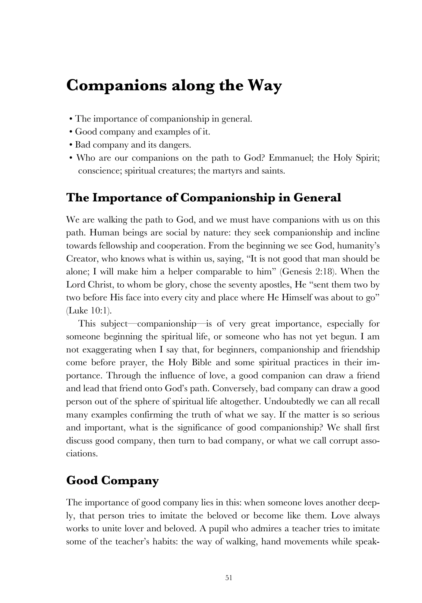 Companions on the path