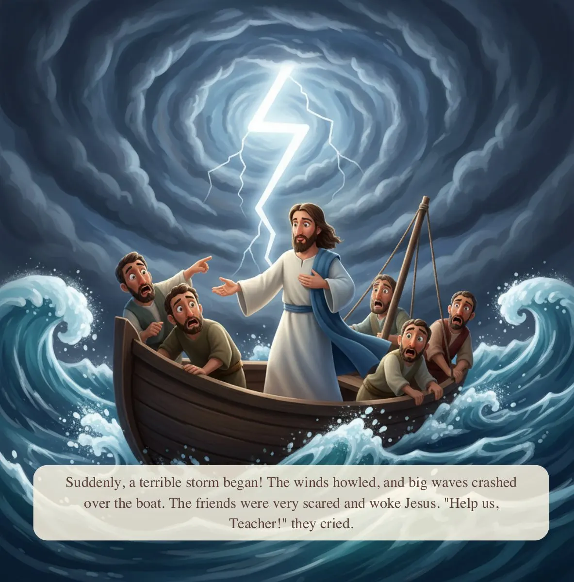 Interior preview page from Miracles of Jesus