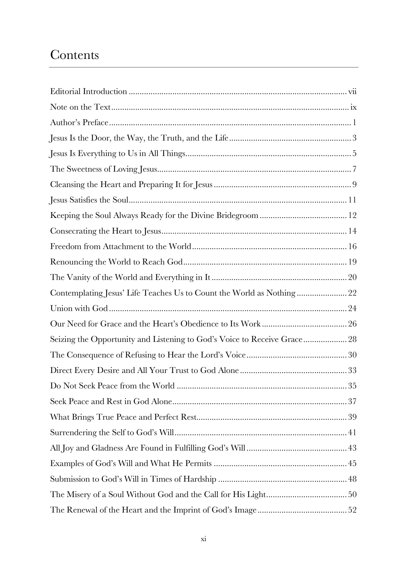 Contents