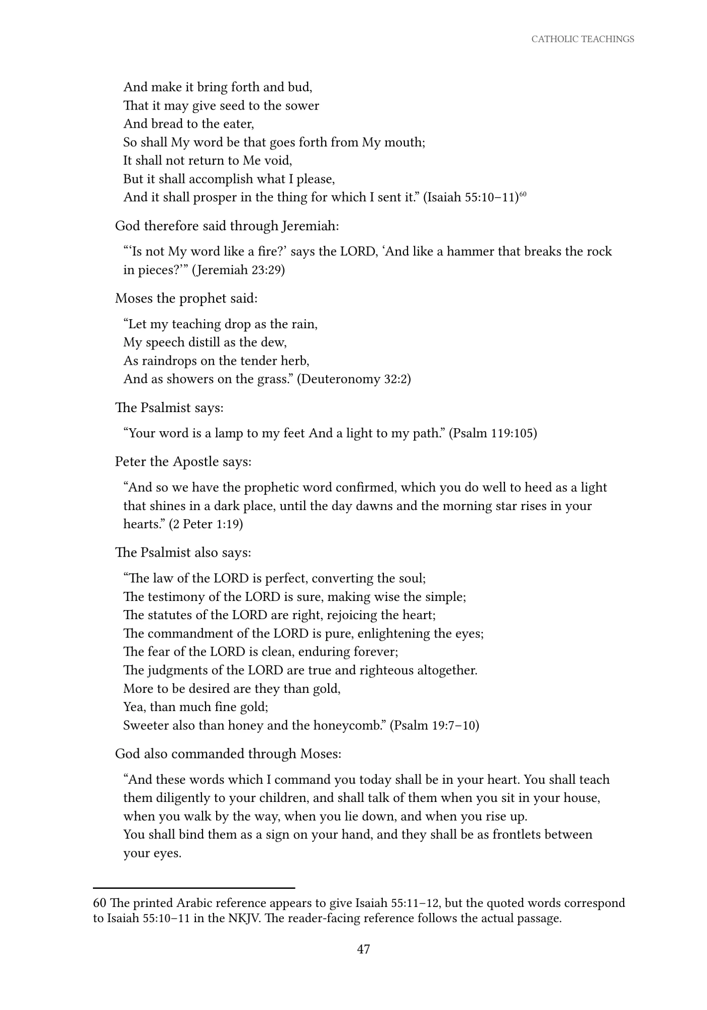 Scripture and God's Word