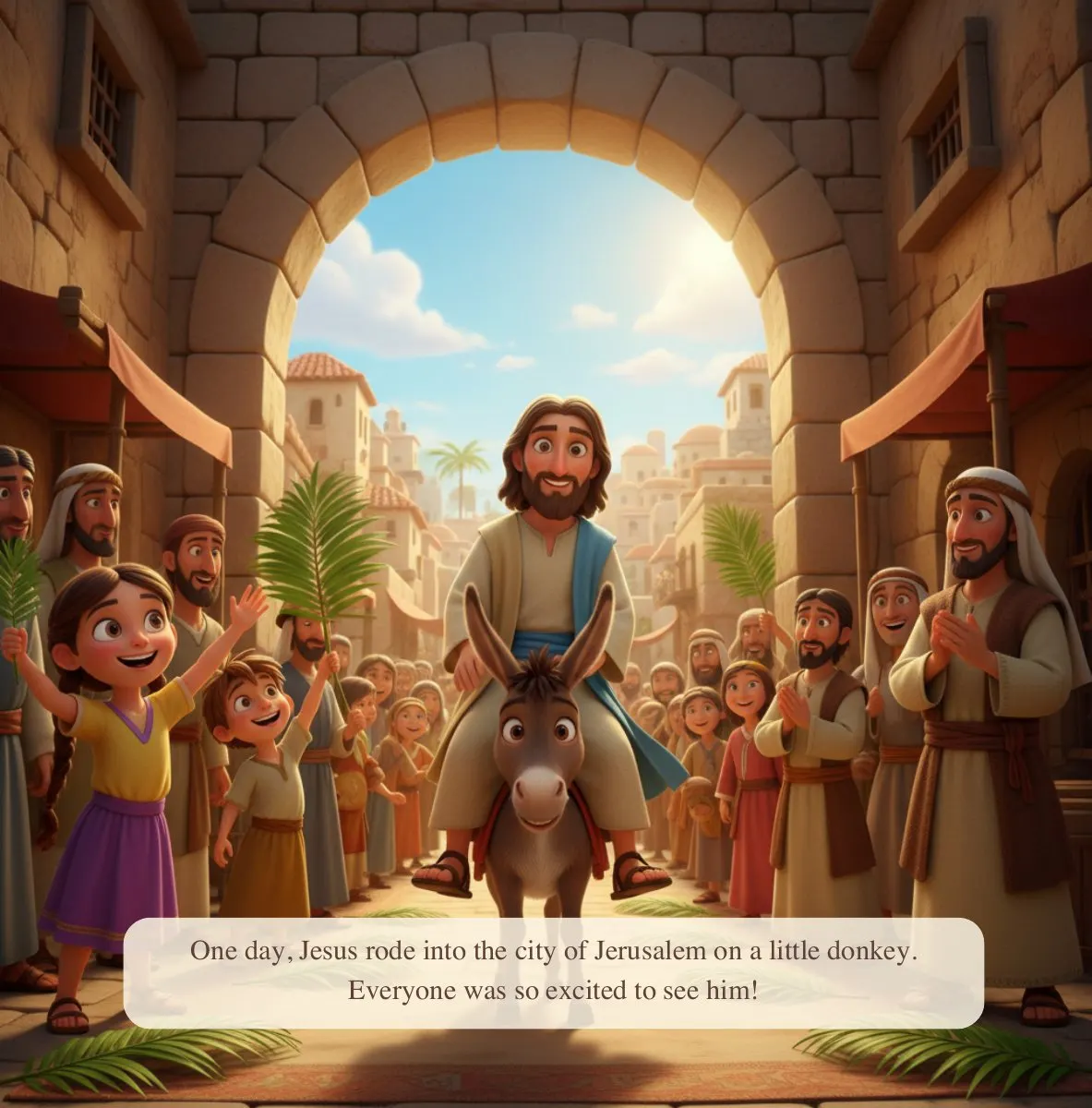 Interior preview page from Passion Week