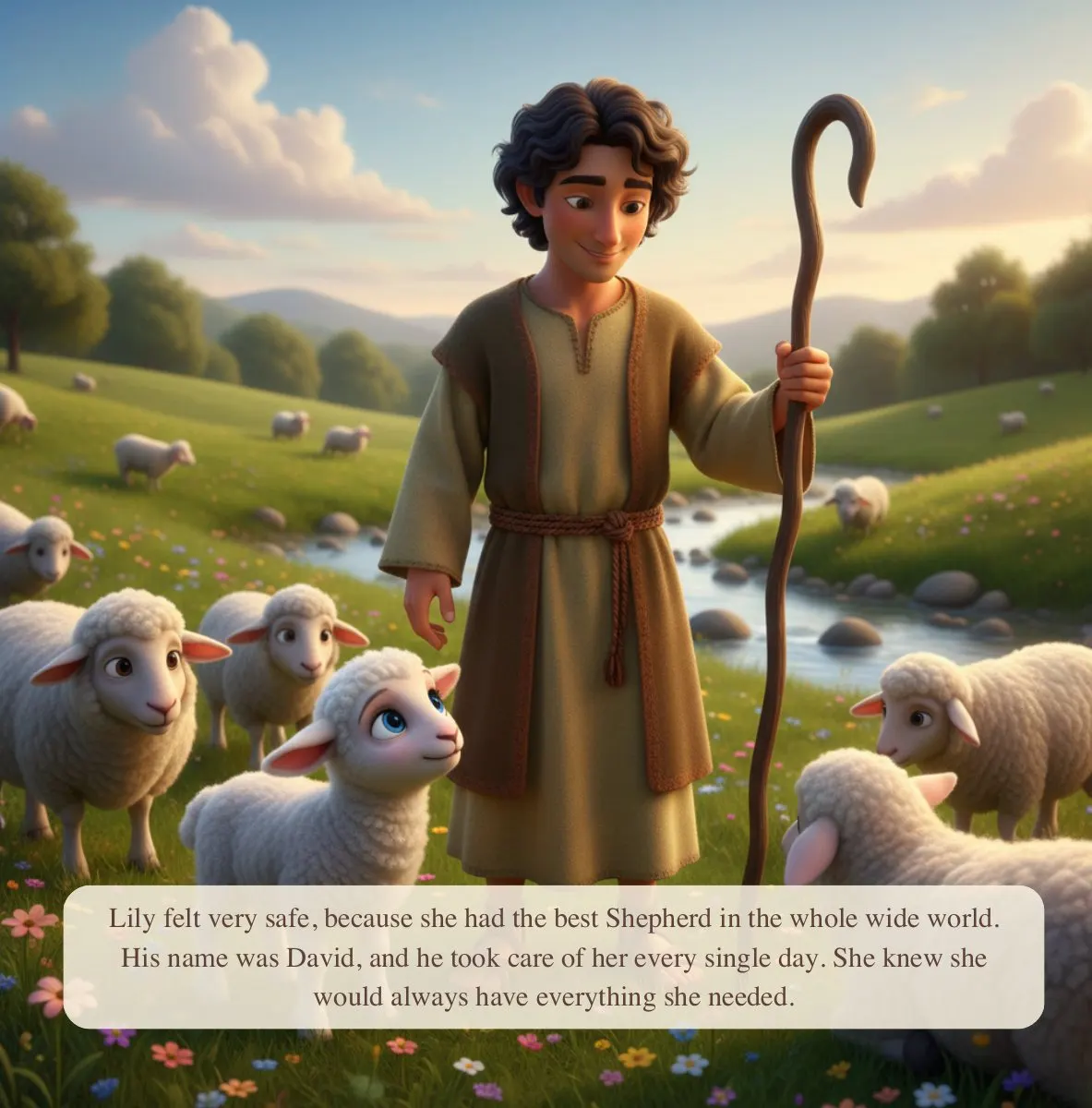 Interior preview page from Psalm 23 The Lord is my Shepherd