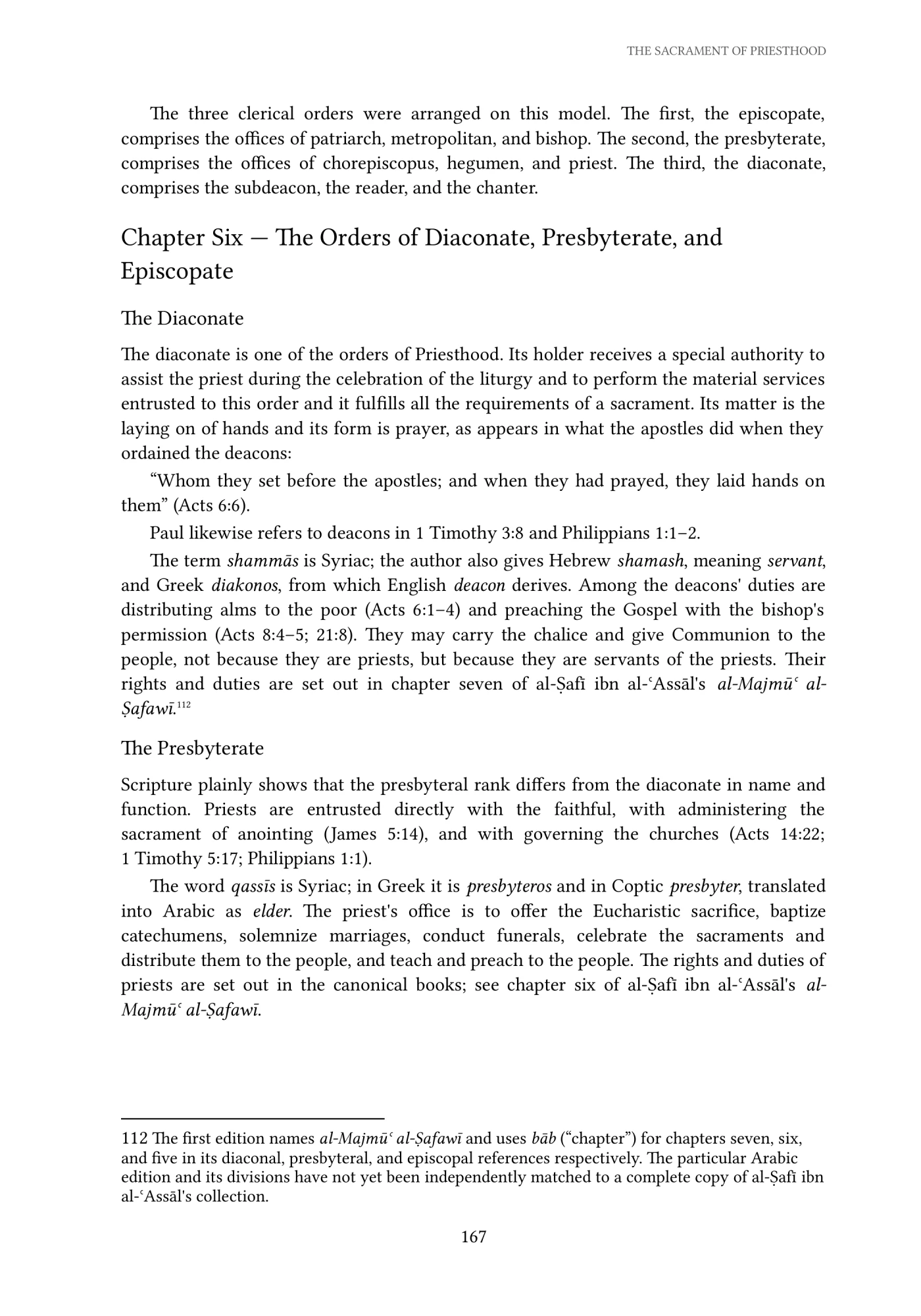 The Three Clerical Orders