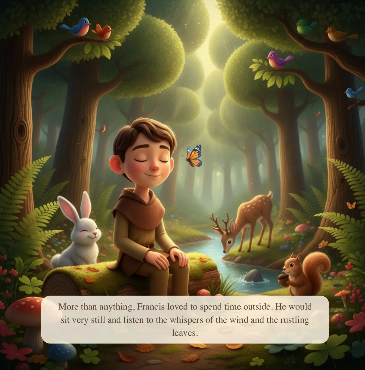 Interior preview page from St Francis of Assisi