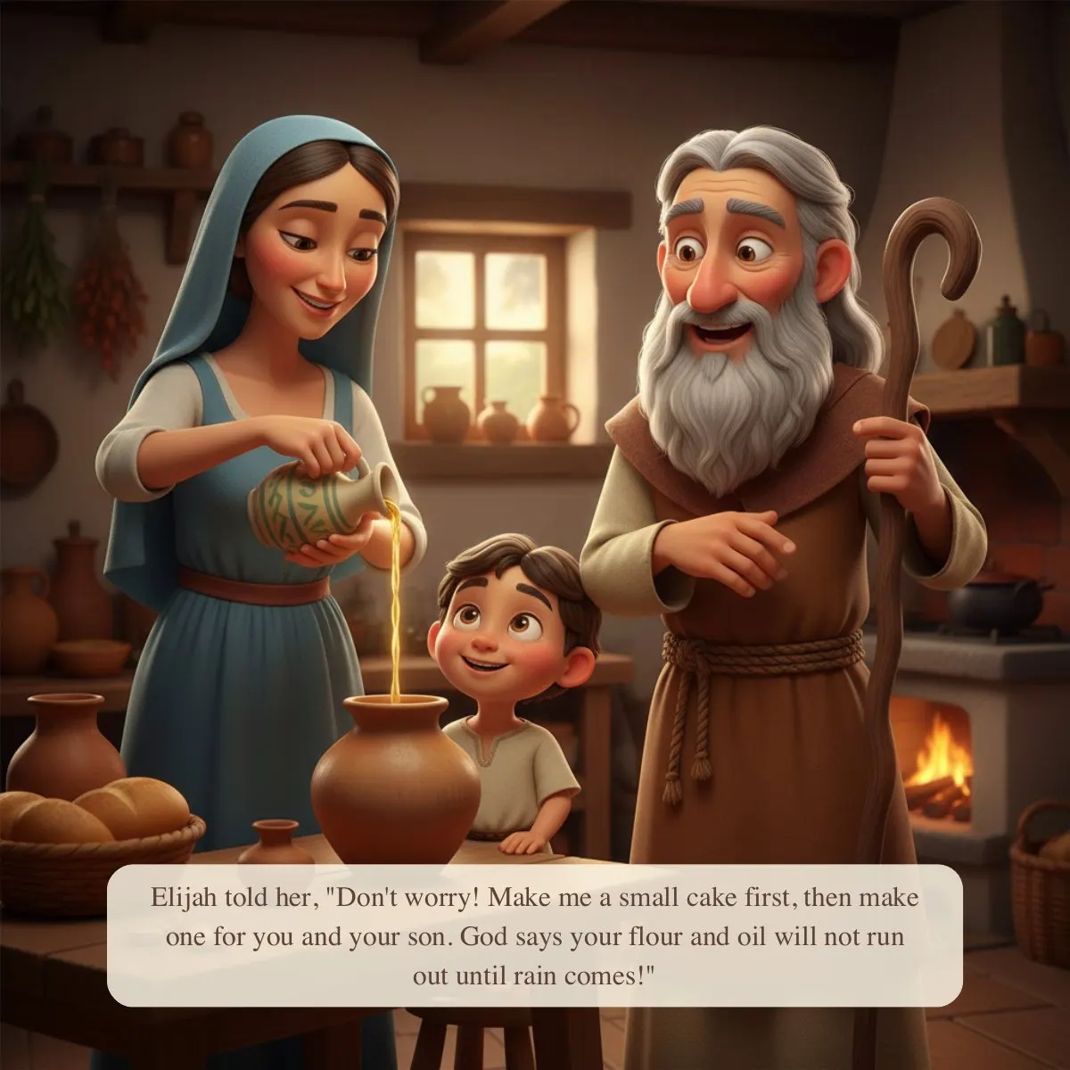 Interior preview page from Story of Elijah