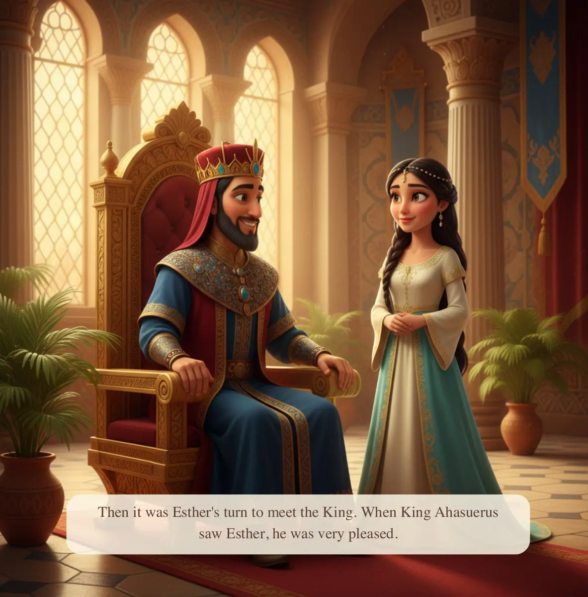 Interior preview page from Story of Esther