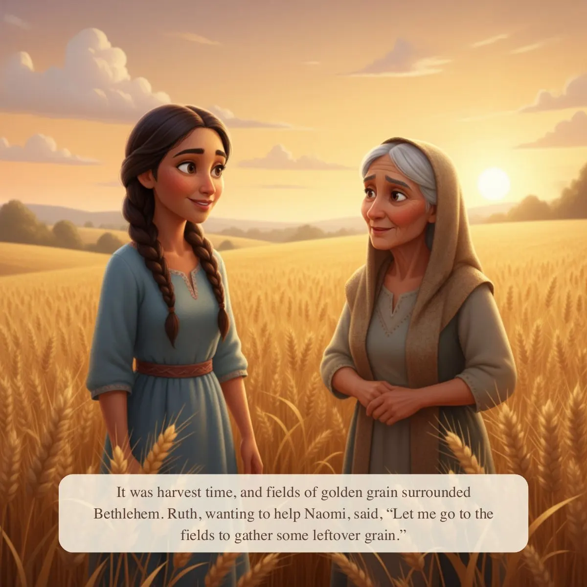 Interior preview page from Story of Ruth