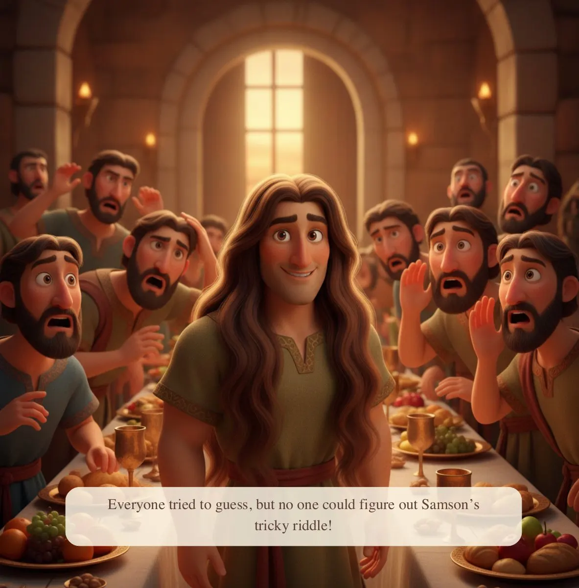 Interior preview page from Story of Samson