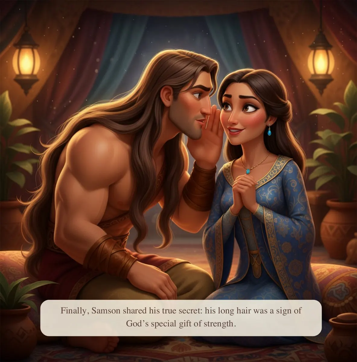 Interior preview page from Story of Samson
