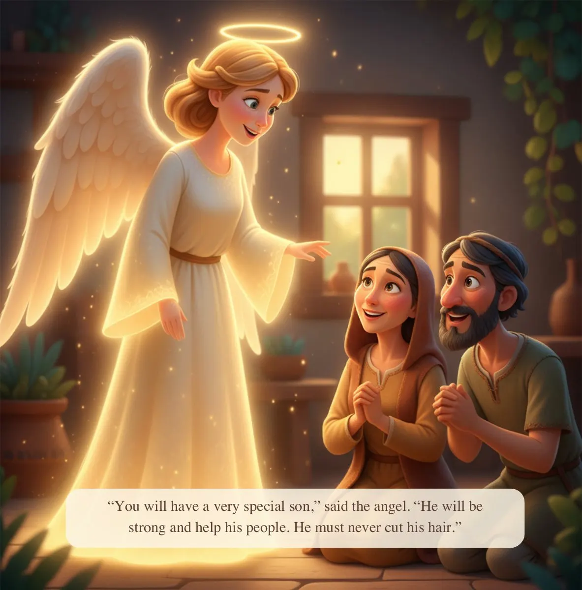 Interior preview page from Story of Samson