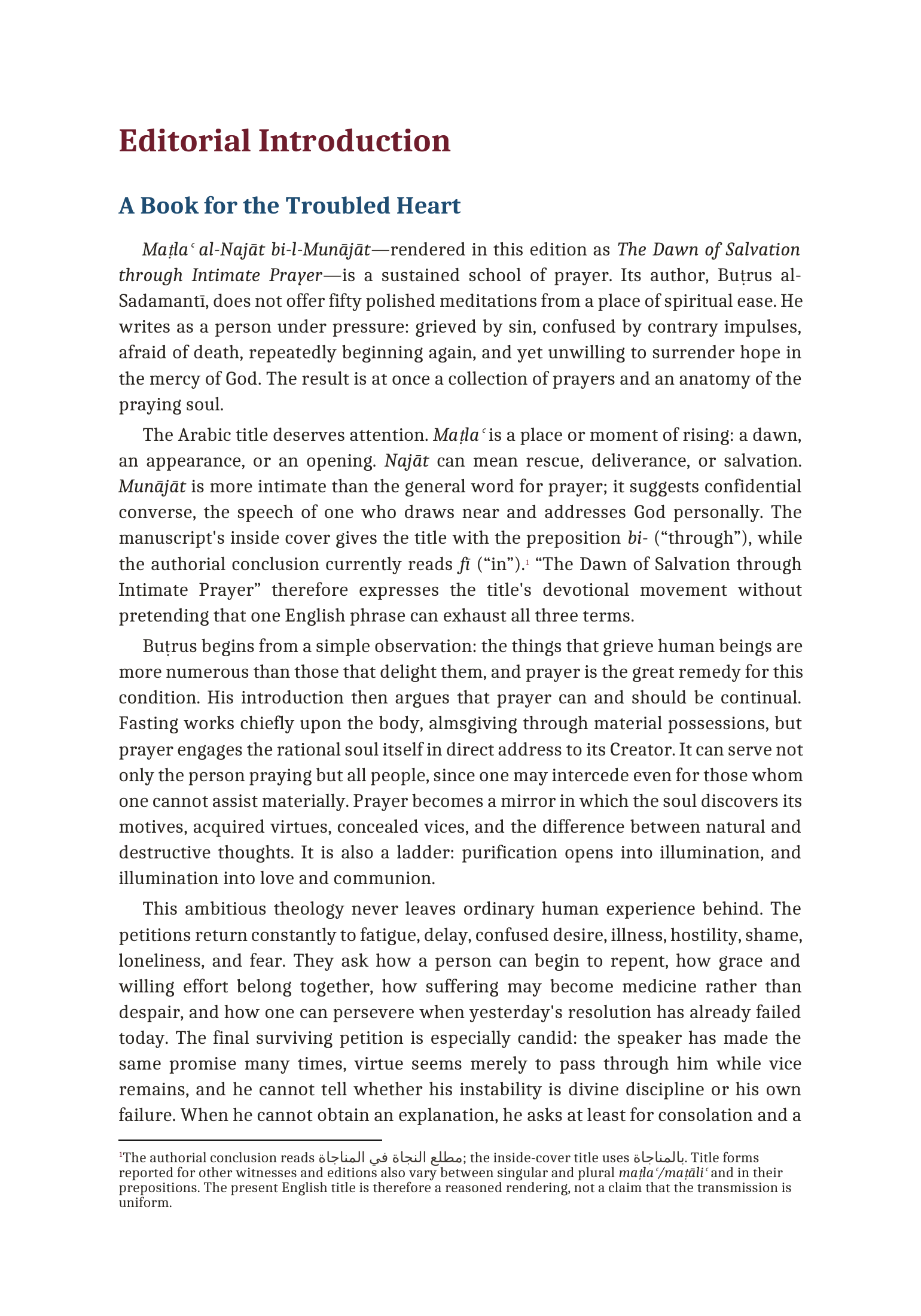 Editorial introduction