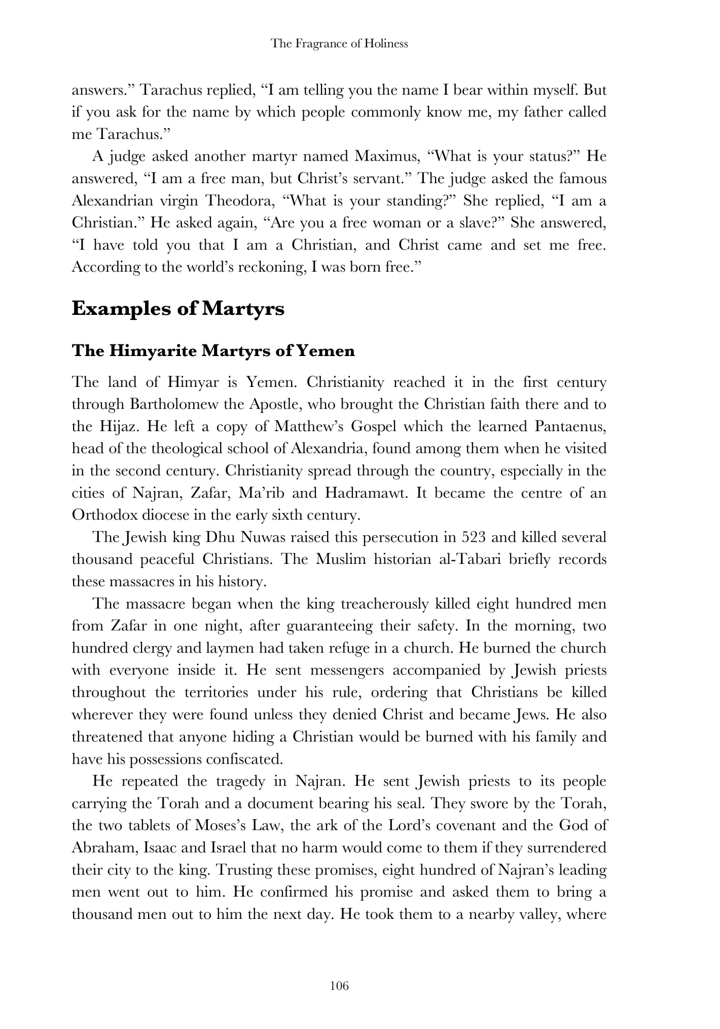 The Himyarite martyrs