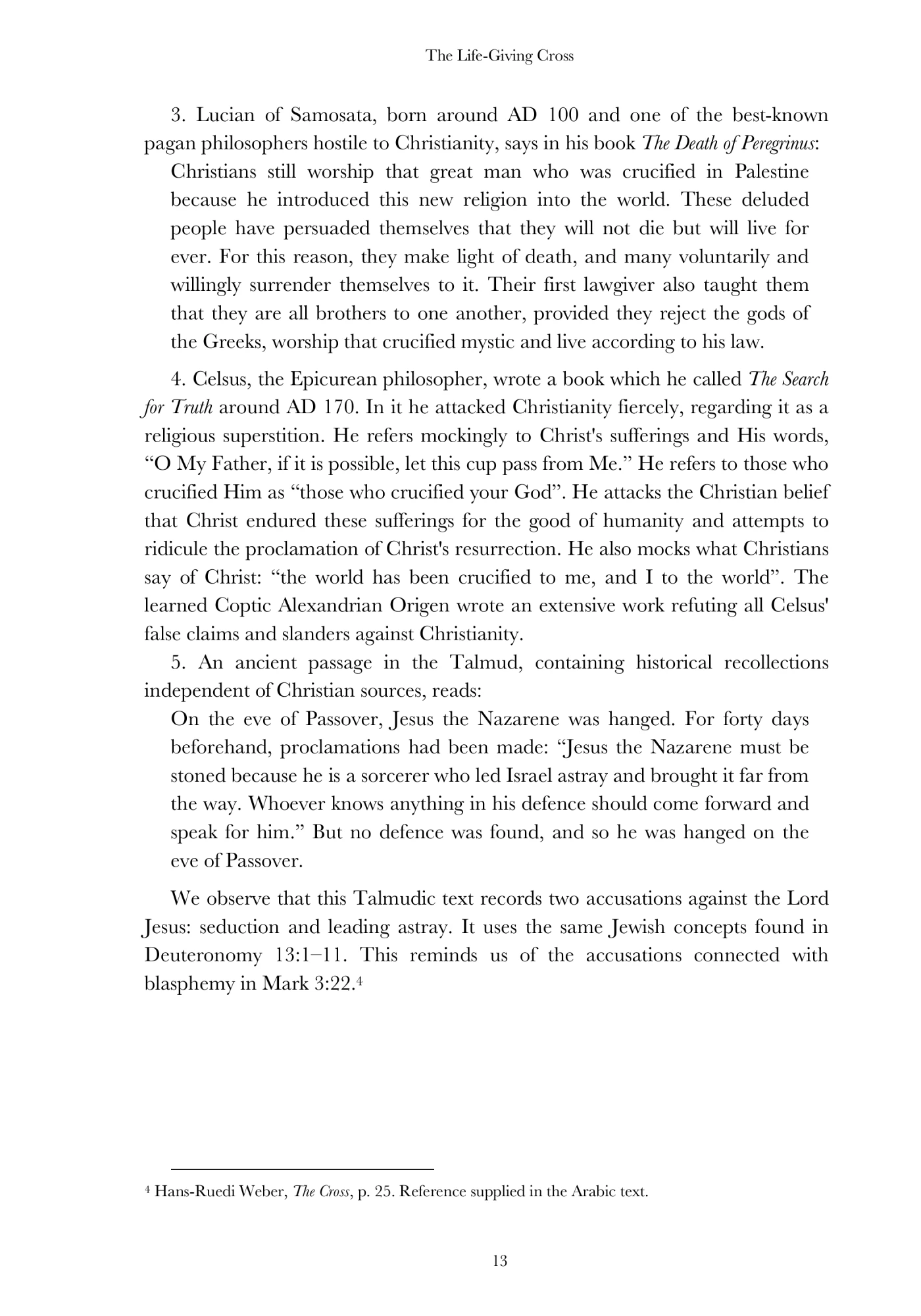The mystery of the Cross