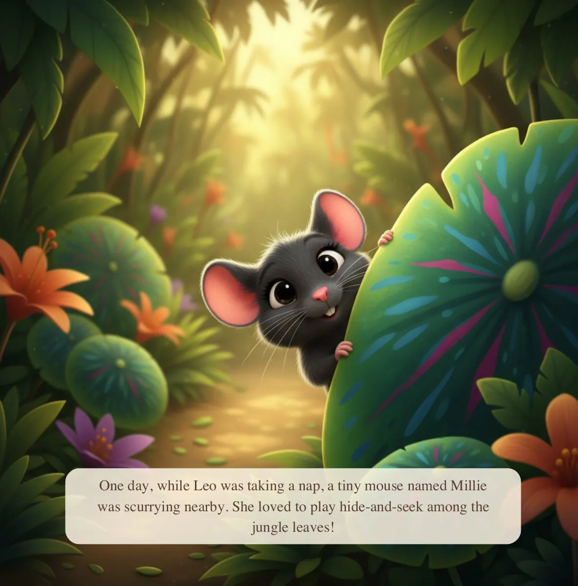 Interior preview page from The Lion And The Mouse