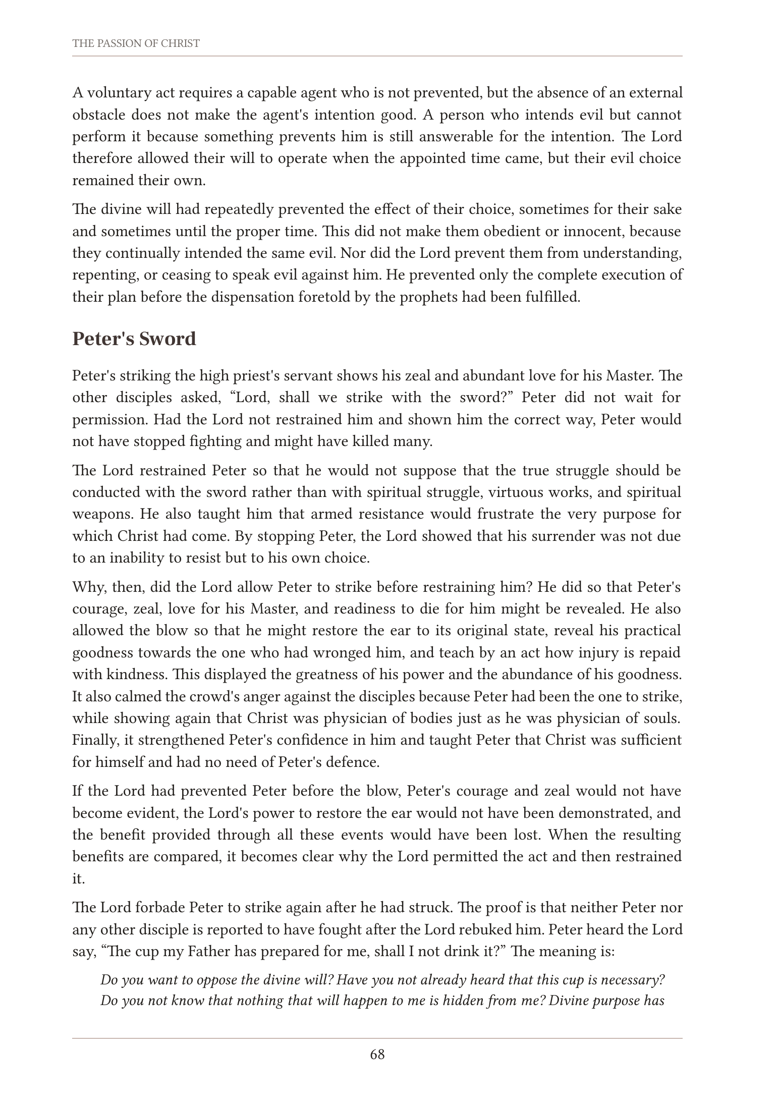 Judas, the arrest and Peter’s sword