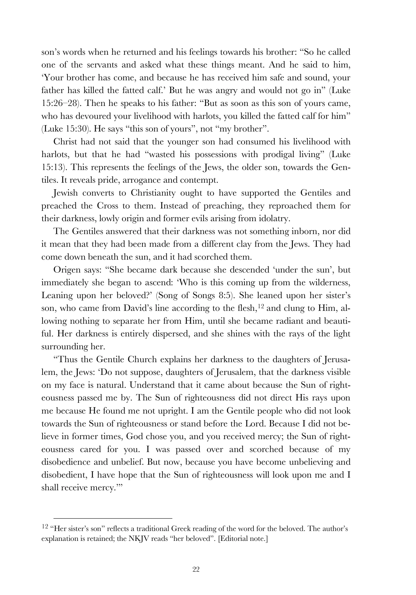 The beloved and the spiritual life