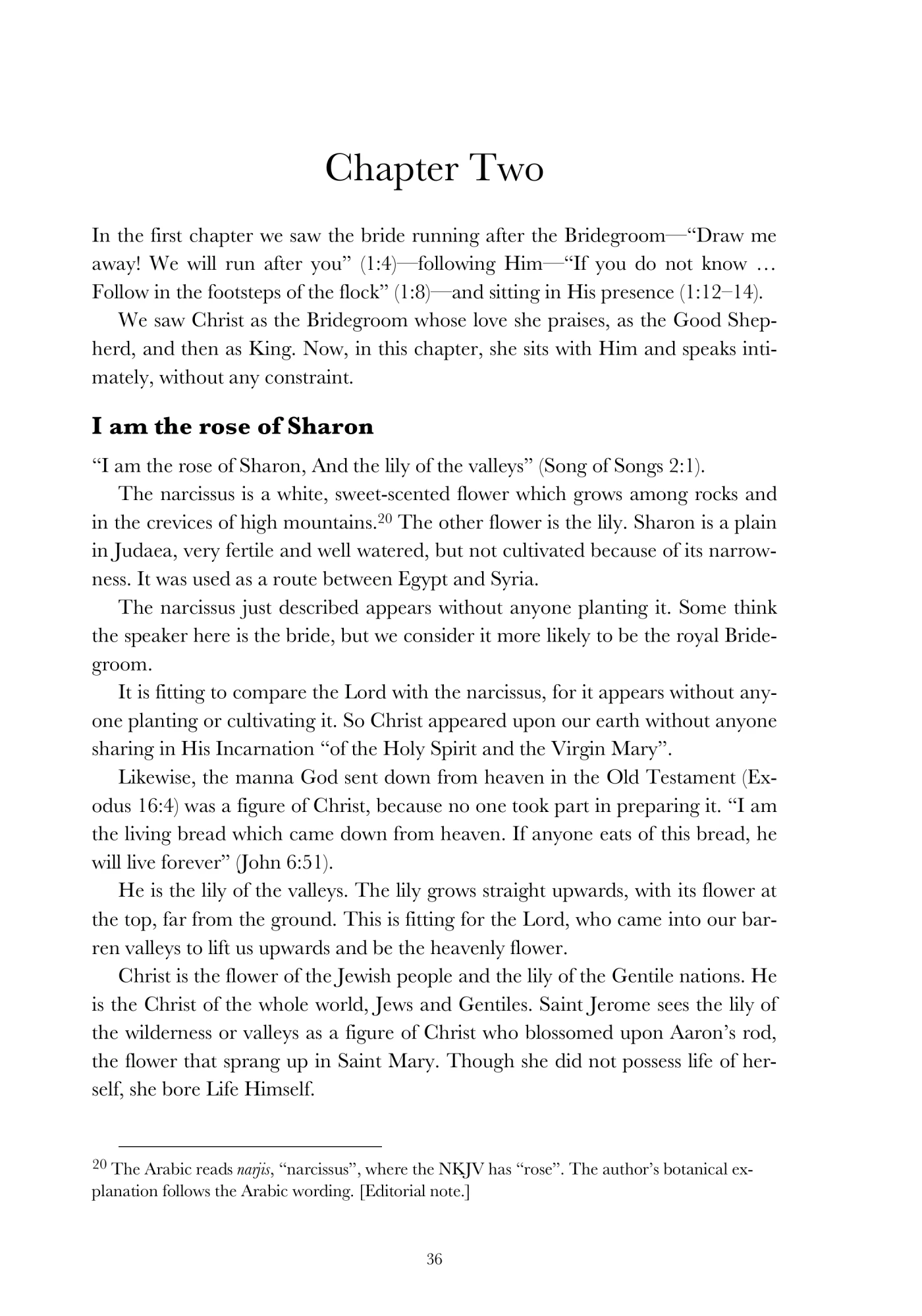 Song of Songs: chapter two