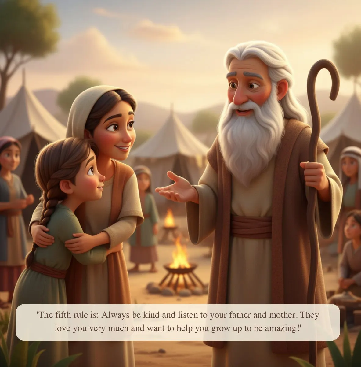 Interior preview page from The Ten Commandments