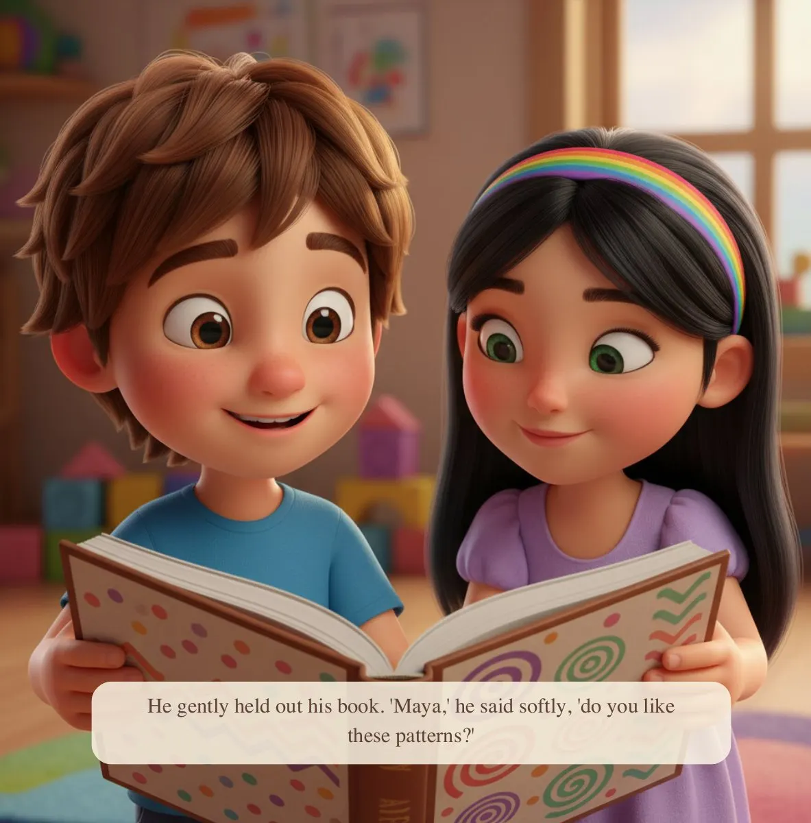 Interior preview page from Understanding Autism