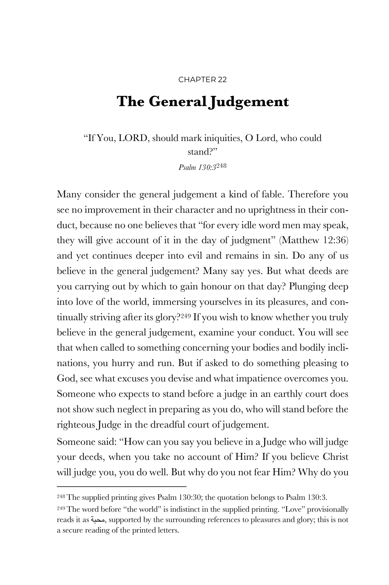 The general judgement