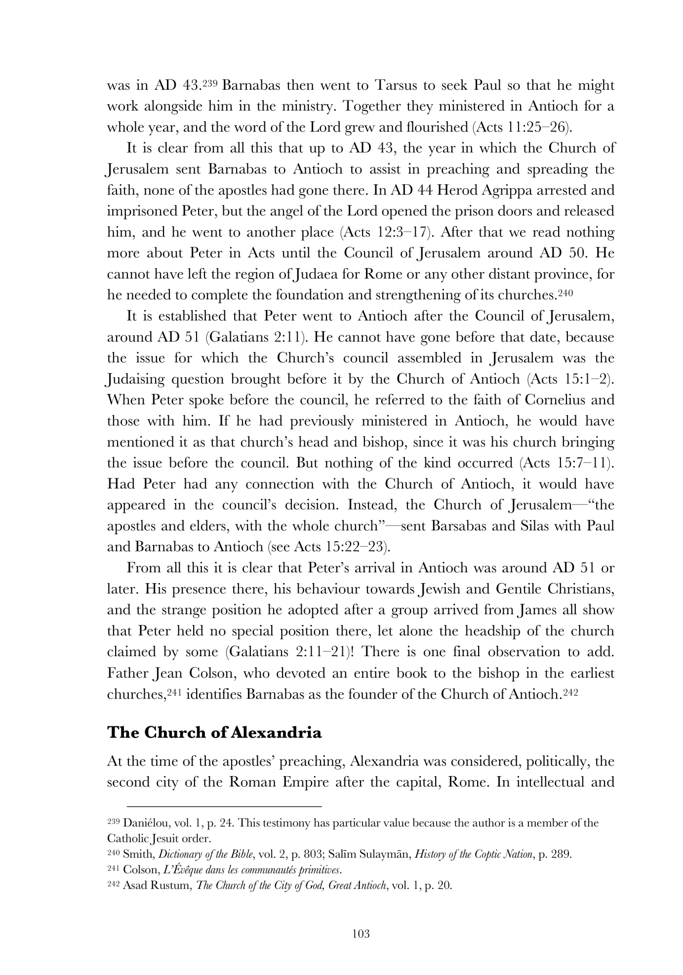 The Church of Alexandria