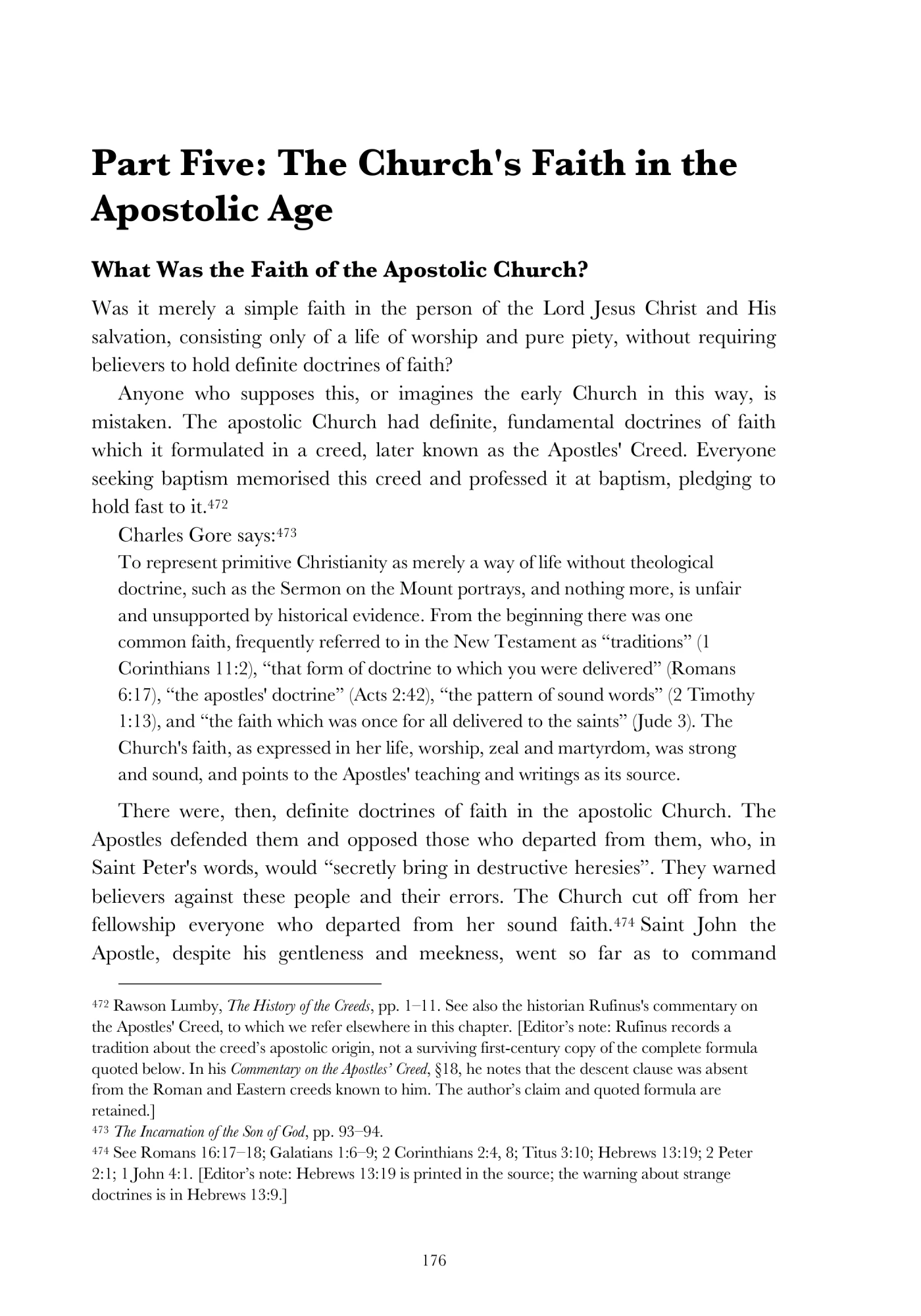 The Church’s faith