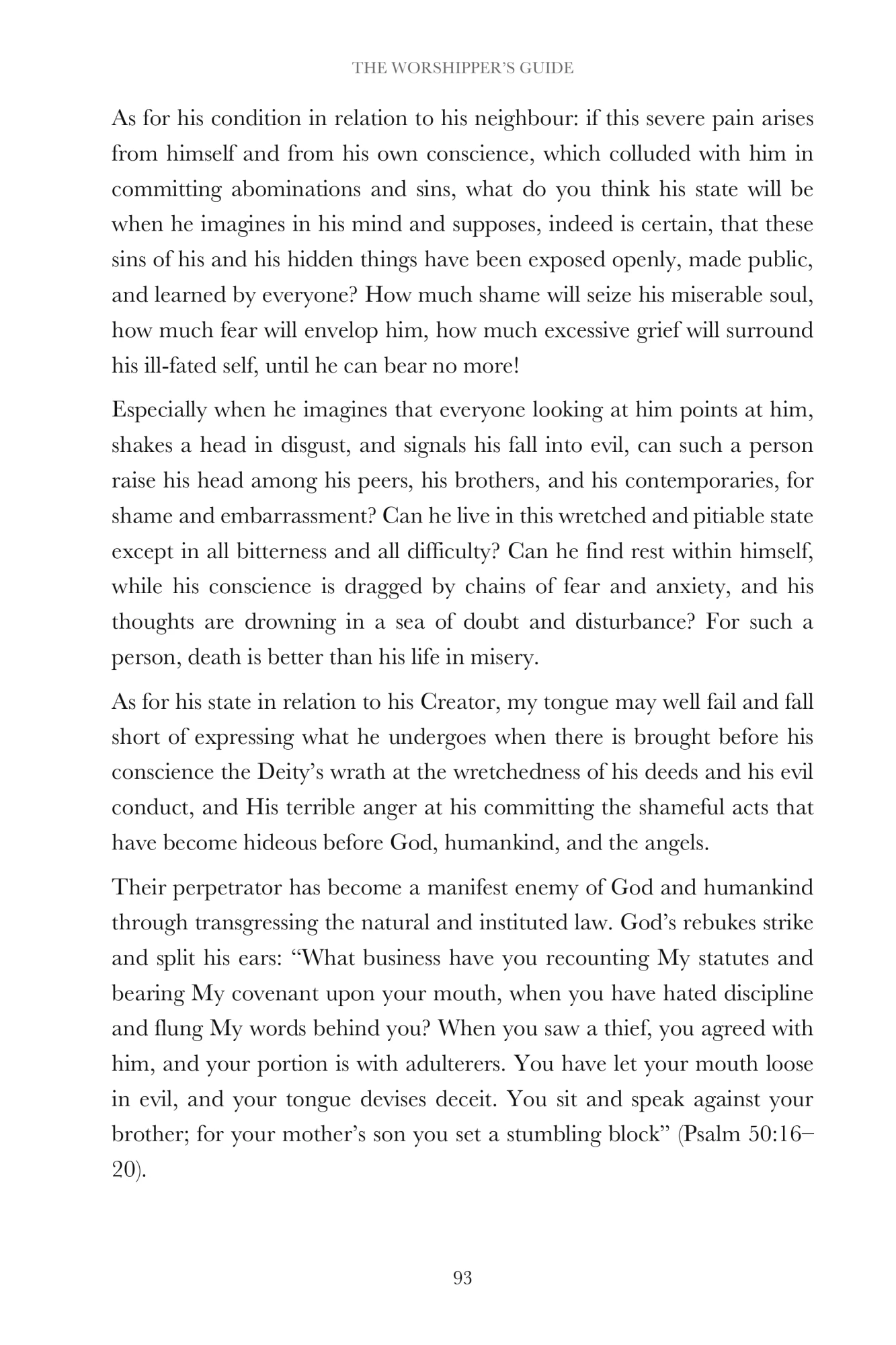 Repentance and the conscience
