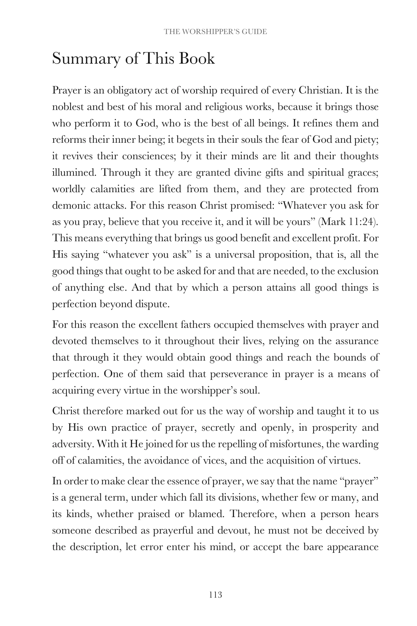 Summary of the book